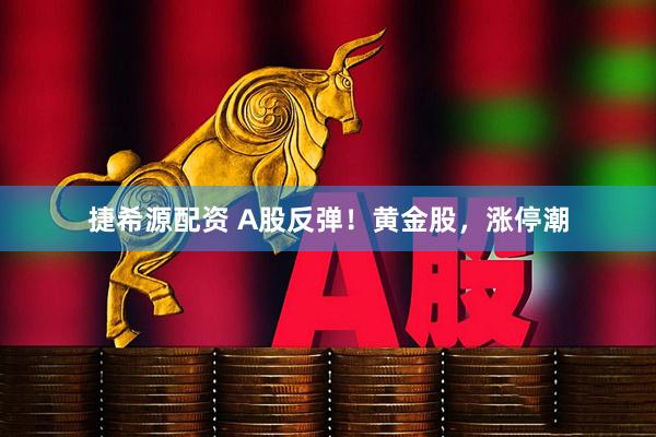 捷希源配资 A股反弹！黄金股，涨停潮